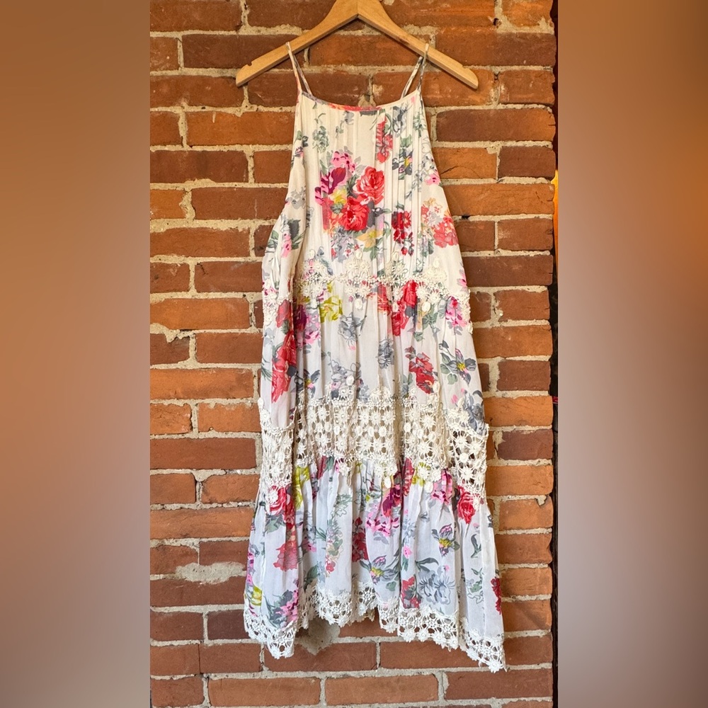 Anthropology Flowered Sundress Casual